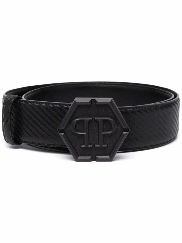 Louis Vuitton Hexagon-logo buckle belt