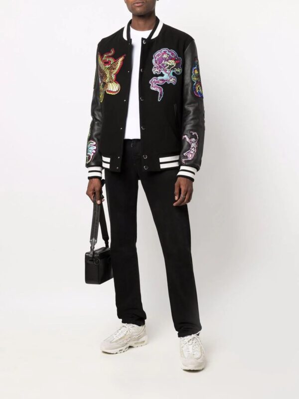 Philipp Plein  varsity bomber jacket - Image 3