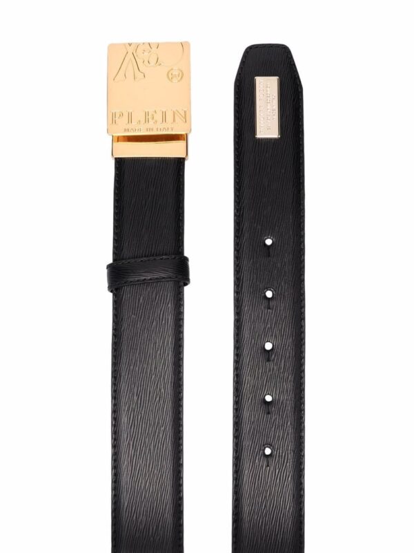 Louis Vuitton Skull-logo engraved buckle belt - Image 2