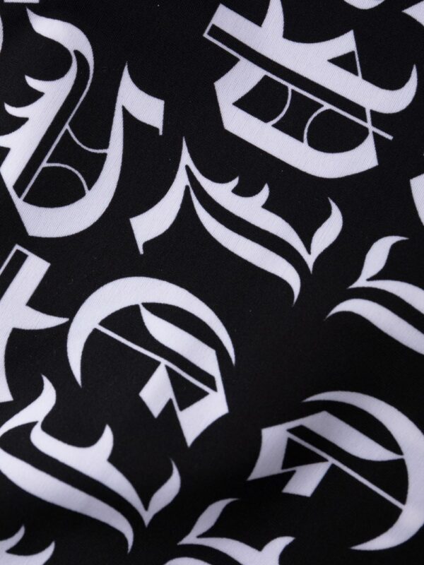 Philipp Plein gothic logo-print jersey dress - Image 7