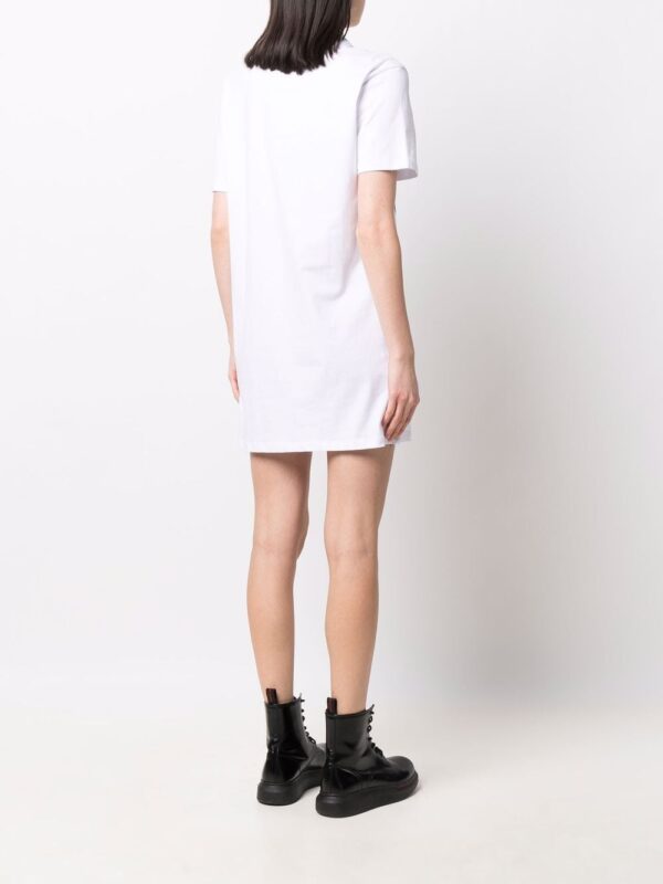 Philipp Plein Skull rhinestone logo T-shirt dress - Image 6