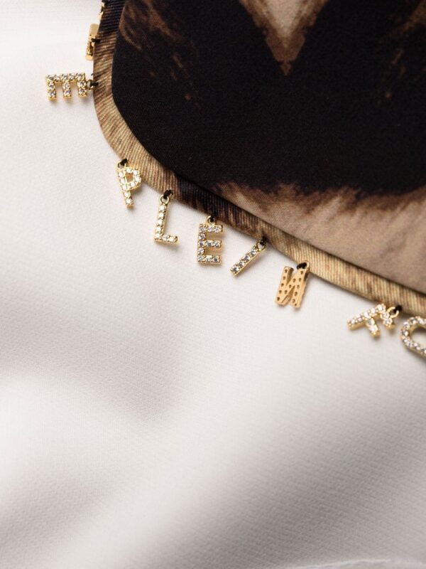 Philipp Plein leopard-collar dress - Image 6