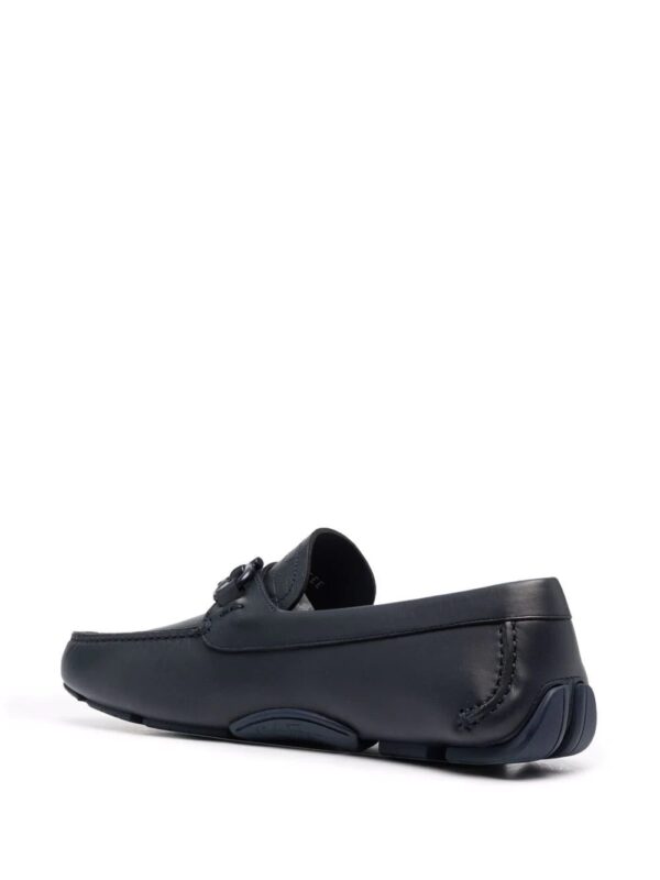 Ferragamo  embossed-logo leather loafers - Image 3