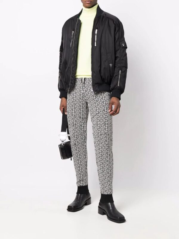 Balmain  monogram-print trackpants - Image 2