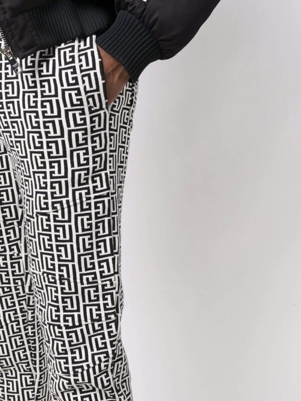 Balmain  monogram-print trackpants - Image 5