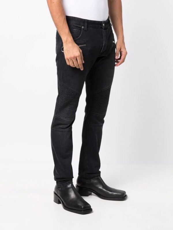 Balmain  skinny-fit biker jeans - Image 3