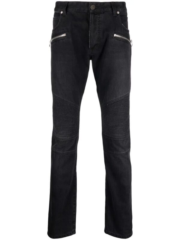 Balmain  skinny-fit biker jeans