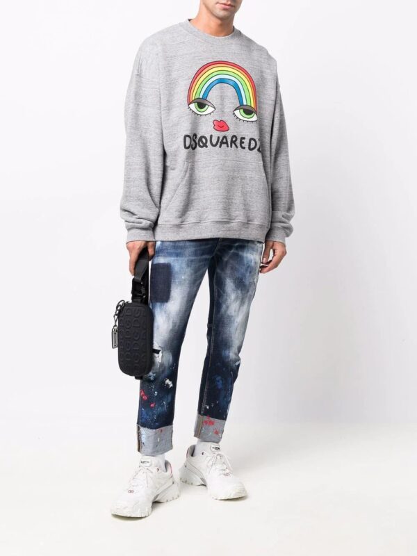 Dsquared2  graphic-print sweatshirt - Image 2