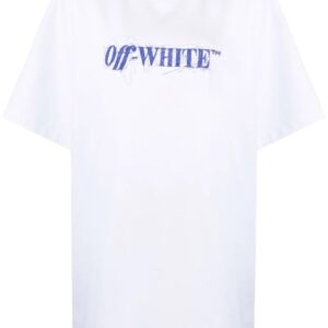 Off-White  logo-print T-shirt dress