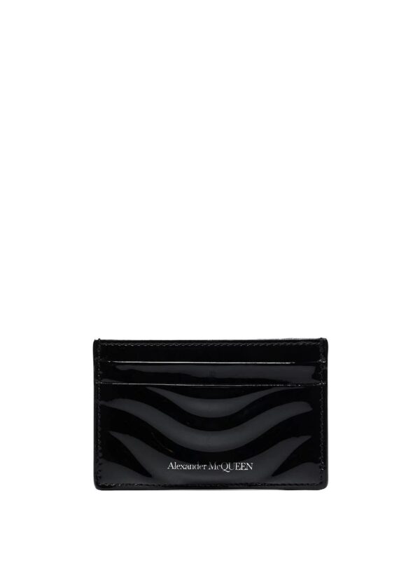 Alexander McQueen  patent leather cardholder