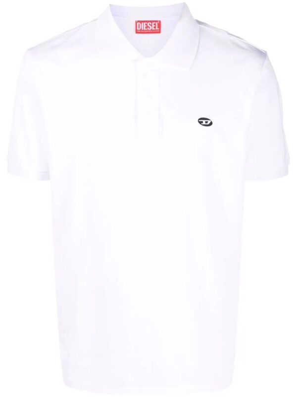 Diesel embroidered-logo polo shirt