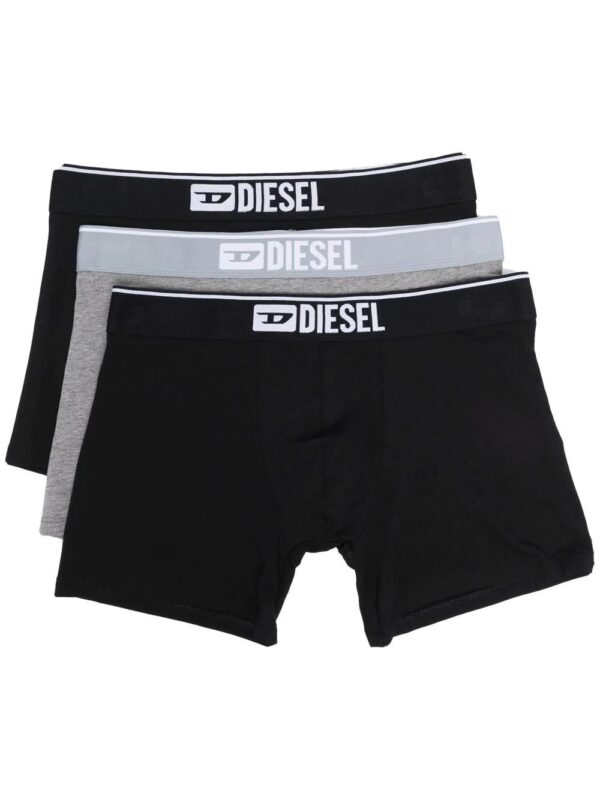 Diesel  logo-waist boxers (set of three)