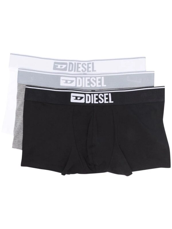 Diesel  logo-waist boxers (set of three)