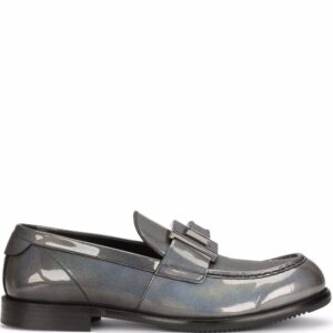 Dolce & Gabbana  DG-plaque coated loafers
