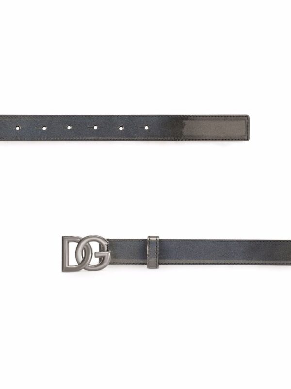 Dolce & gabbana  DG logo-plaque leather belt - Image 2