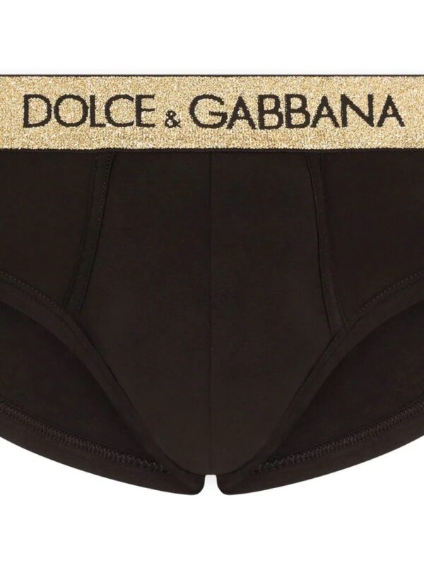 Dolce & Gabbana  logo-waist low-rise briefs - Image 4