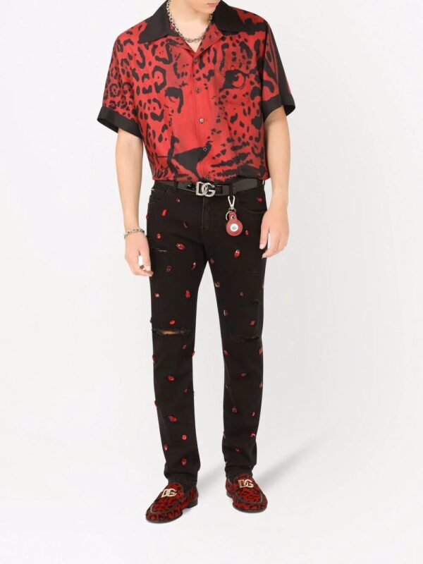 Dolce & Gabbana  distressed straight-leg jeans - Image 2