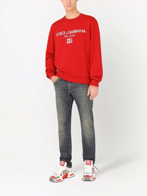 Dolce & Gabbana  logo-print crew neck sweatshirt - Image 2