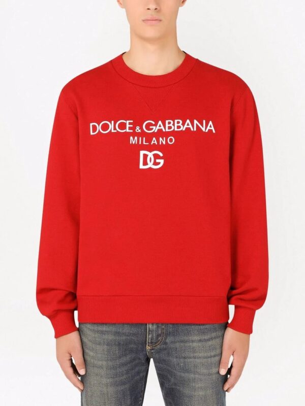 Dolce & Gabbana  logo-print crew neck sweatshirt - Image 3