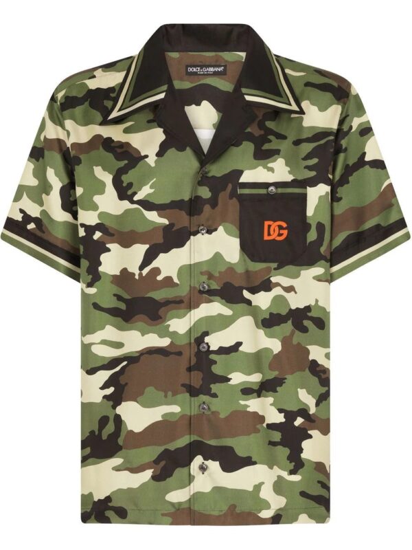 Dolce & gabbana  camouflage short-sleeved shirt
