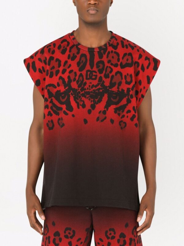 Dolce & Gabbana  leopard-print tank top - Image 3