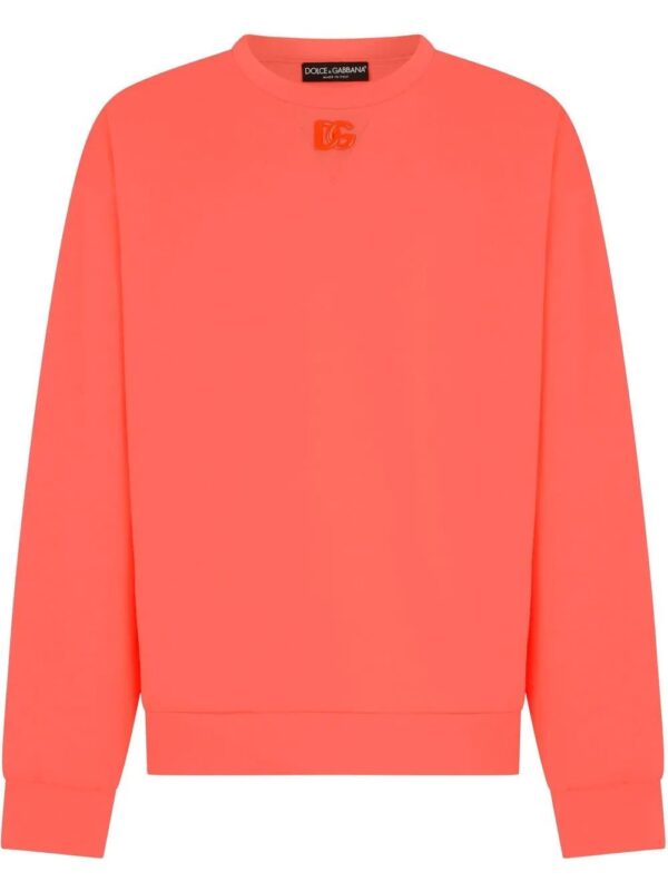 Dolce & Gabbana  drop-shoulder embroidered logo sweatshirt