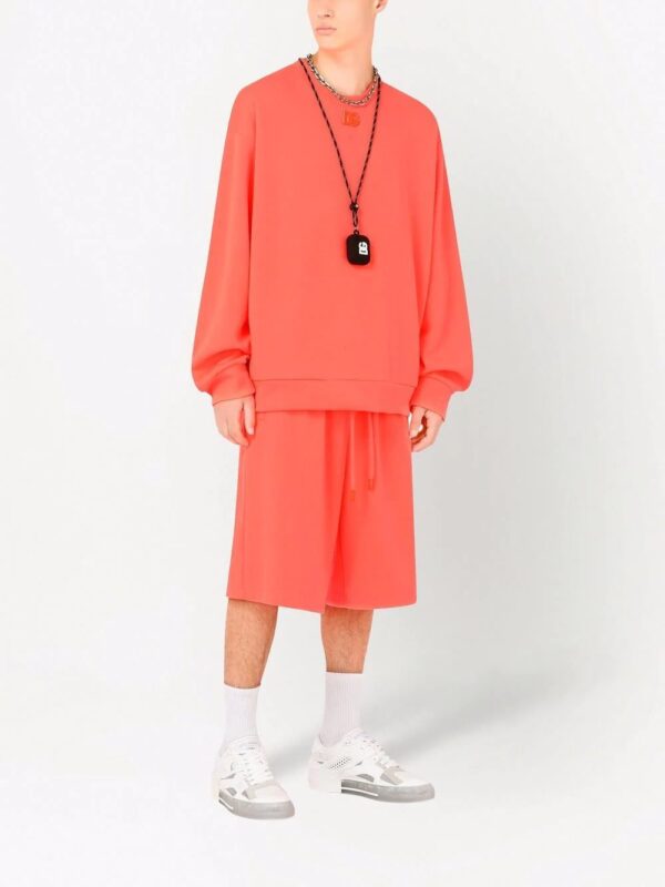 Dolce & Gabbana  drop-shoulder embroidered logo sweatshirt - Image 2