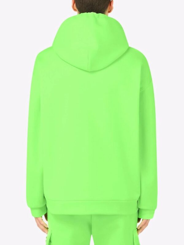 Dolce & Gabbana  drawstring logo plaque hoodie - Image 4