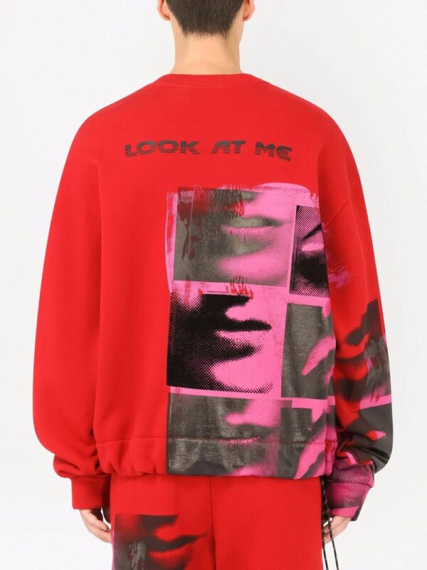 Dolce & Gabbana  Look At Me graphic-print sweatshirt - Image 4