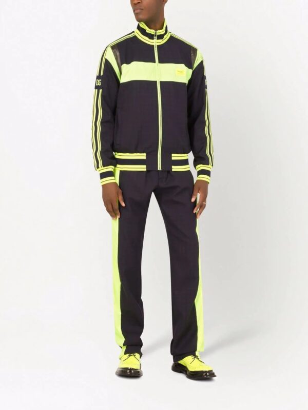 Dolce & Gabbana  checked logo track pants - Image 2