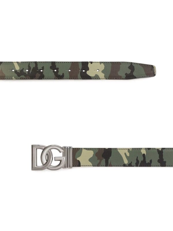 Dolce & gabbana  reversible camouflage logo-buckle belt - Image 2