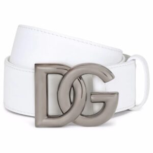 Dolce & Gabbana  DG-logo leather belt