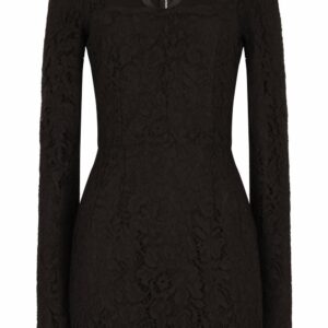 Dolce & Gabbana long-sleeve lace minidress