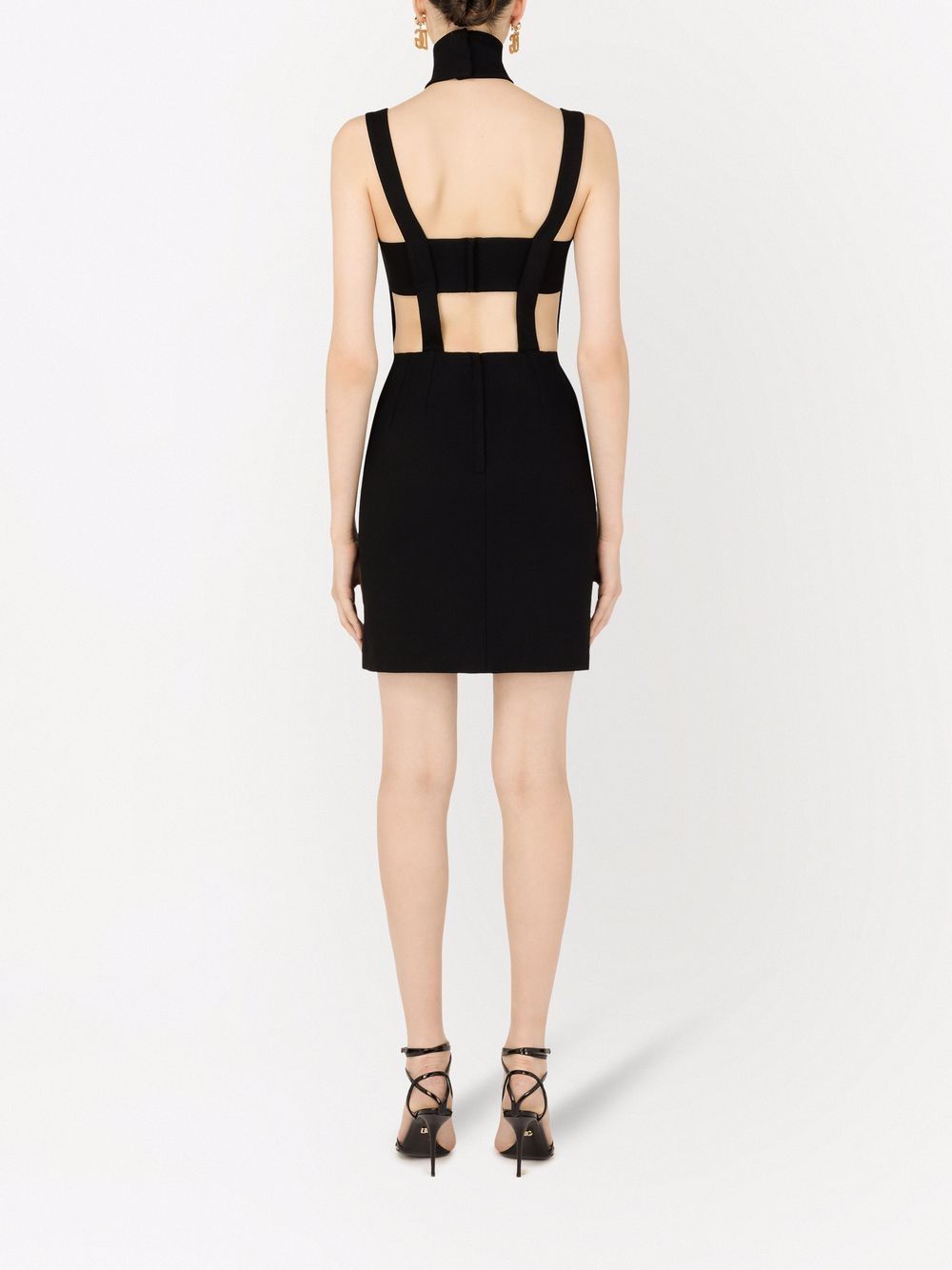 Dolce & Gabbana halterneck sable minidress - Image 4
