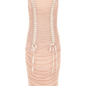 Dolce & Gabbana corset-style ruched midi dress