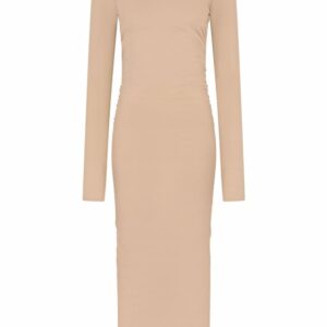 Dolce & Gabbana draped-detail midi dress