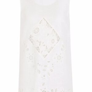 Dolce & Gabbana  broderie-anglais longline top