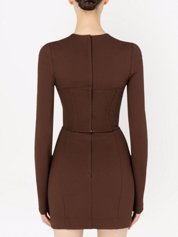 Dolce & Gabbana  long-sleeved corset-top - Image 4