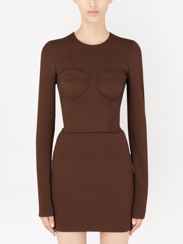 Dolce & Gabbana  long-sleeved corset-top - Image 3