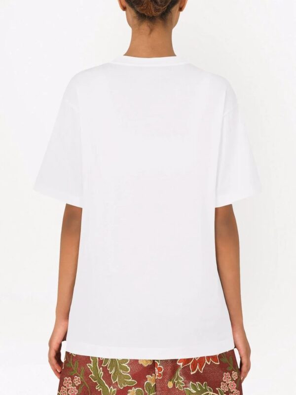 Dolce & Gabbana  logo-embellished short-sleeve T-shirt - Image 4