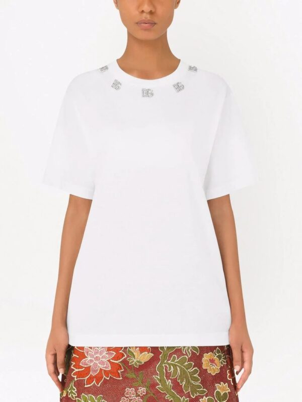 Dolce & Gabbana  logo-embellished short-sleeve T-shirt - Image 3
