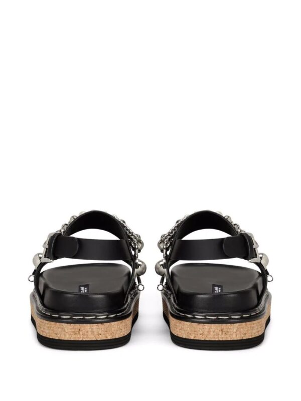 Dolce & gabbana  crystal and pearl embellished strap sandals - Image 3