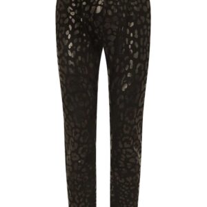 Dolce & Gabbana  leopard-print slim-cut jeans