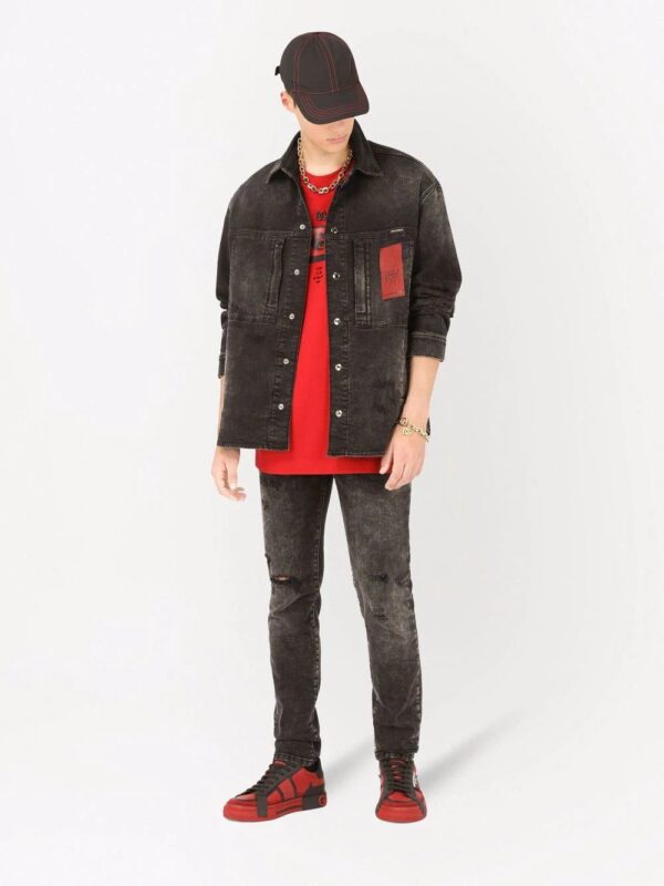 Dolce & gabbana  distressed-effect slim-cut jeans - Image 2