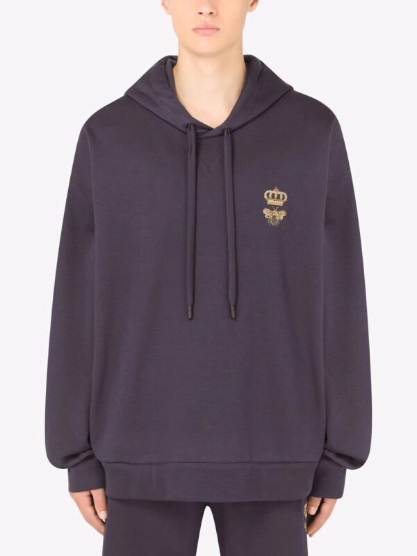 Dolce & Gabbana  embroidered-design hoodie - Image 3
