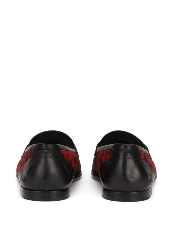 Dolce & Gabbana  leopard-print logo-buckle loafers - Image 3