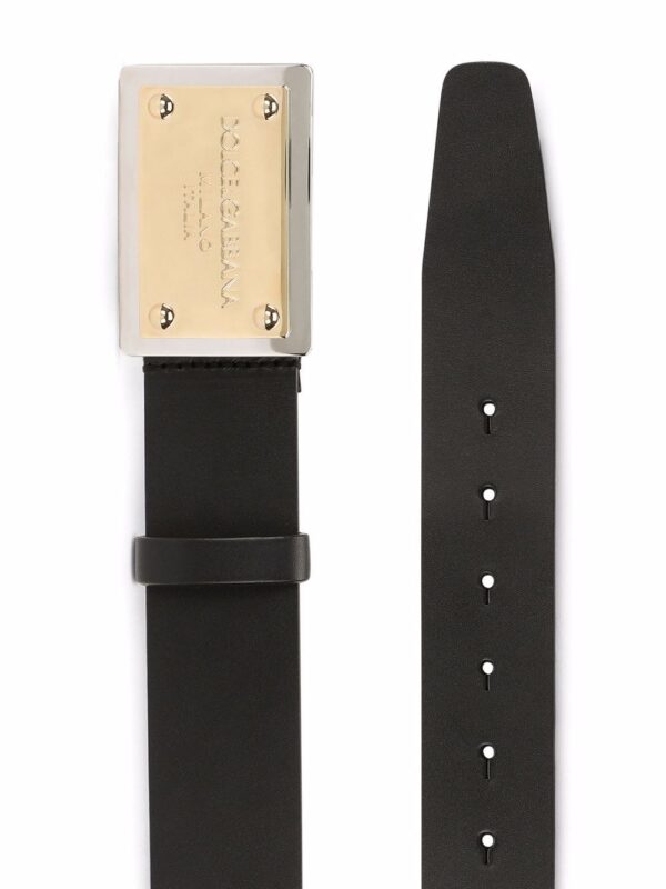 Dolce & Gabbana  logo-buckle leather belt - Image 2