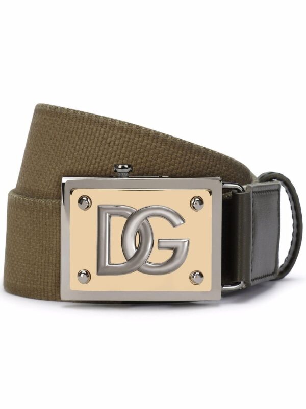 Dolce & gabbana logo-plaque belt