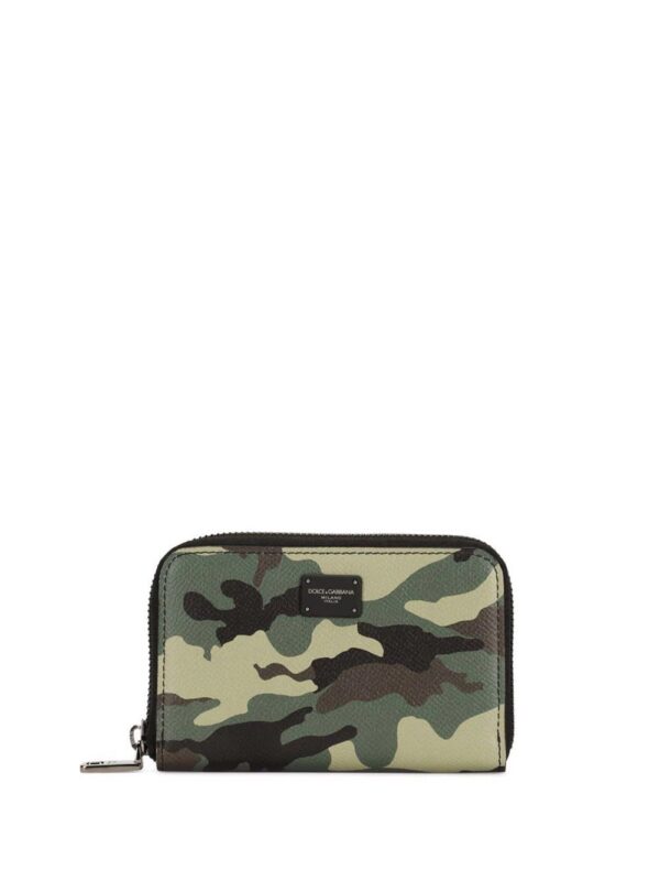 Dolce & Gabbana  camouflage-print zip-around wallet