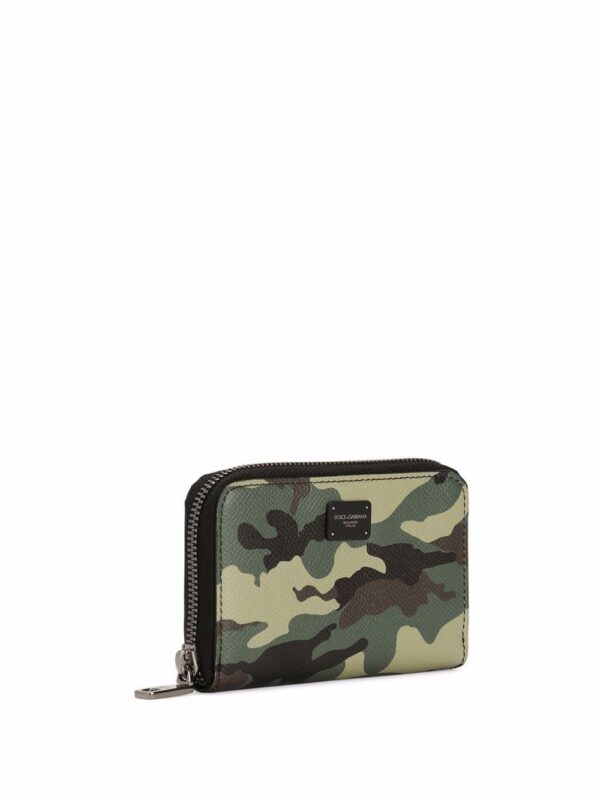 Dolce & Gabbana  camouflage-print zip-around wallet - Image 3